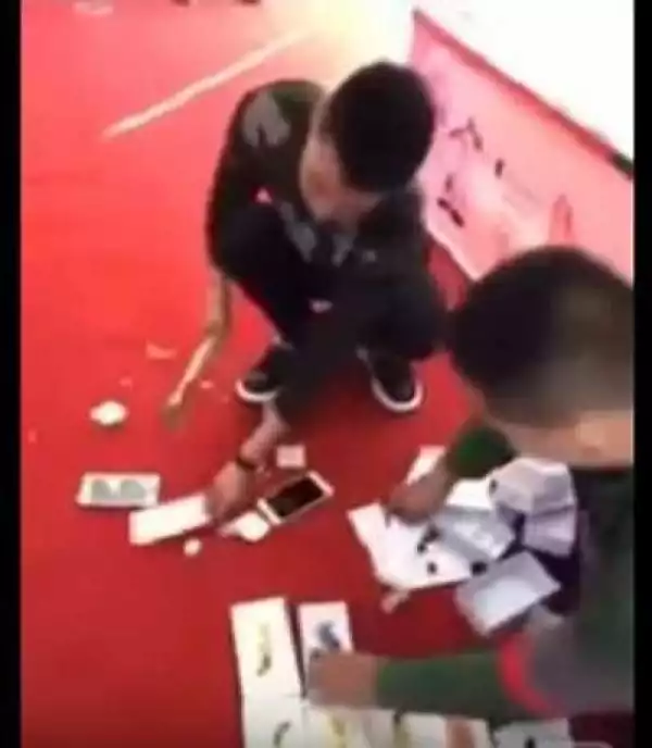 Unbelievable! Man Angrily Buys and Destroys 15 iPhones After an Attendant Did This to Him (Video)